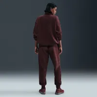 Nike Sportswear Phoenix Plush женская Mid-Rise Cozy Fleece Pants цвет красный