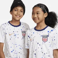 USWNT (4-Star) 2023 Stadium Home Big дитячі Nike Dri-FIT Soccer Jersey колір білий