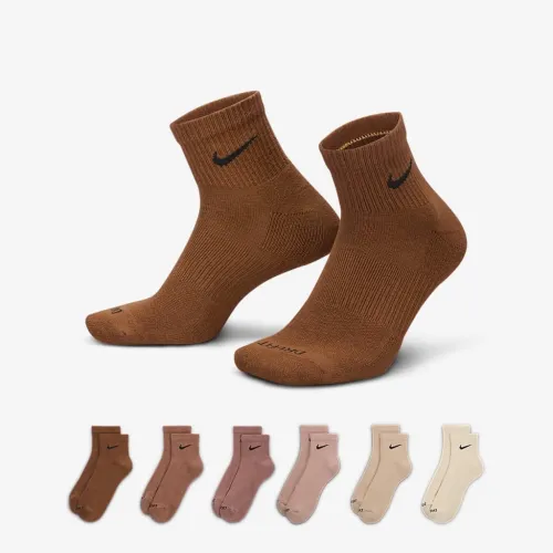 Nike Everyday Plus Cushioned тренировочные Ankle носки (6 пары) многоцветный