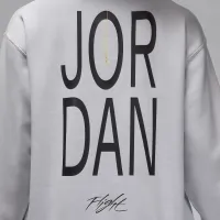 Nike Jordan Artist Series by Darien Birks жіноча Fleece Crew-Neck світшот колір сірий