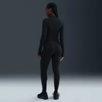 Nike Pro жіноча Dri-FIT Long-Sleeve Top колір чорний