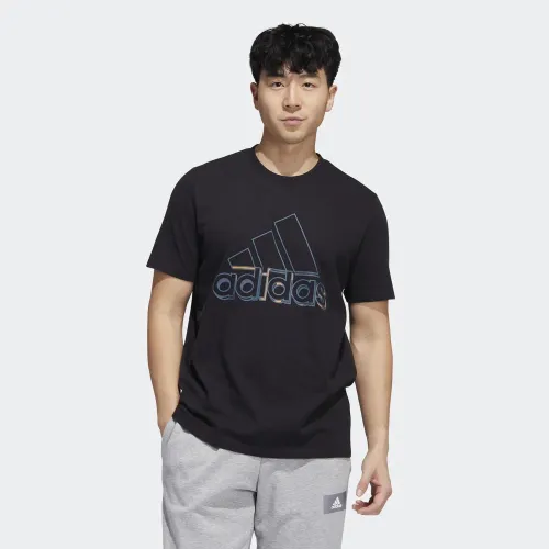 Футболка adidas Dynamic Sport Graphic HK9158 - Чорна