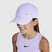 Nike Dri-FIT Club детские Unstructuцвет красный Metal Swoosh Cap цвет фиолетовый