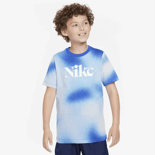 Nike Sportswear Culture of баскетбольні Big дитячі футболка блакитний