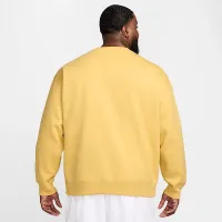 Nike Solo Swoosh мужские Fleece Crew Yellow