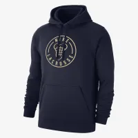 Nike мужские Lacrosse Pullover Толстовка с капюшоном синий
