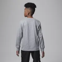 Nike Jordan Practice Flight Long Sleeve Tee Big Kids футболка колір сірий