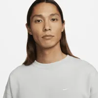 Nike Solo Swoosh мужские French Terry Crew цвет серый