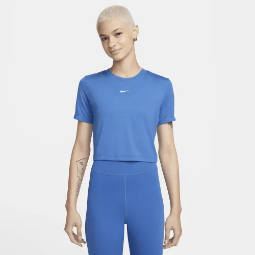 Nike Sportswear Essential женская Slim Cropped футболка синий
