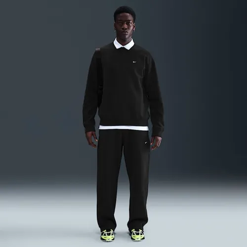 Nike Solo Swoosh чоловічі Fleece Open-Hem Pants колір чорний