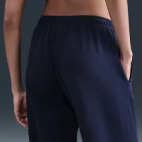 Nike Sportswear Chill Terry женская Mid-Rise French Terry Open-Hem Sweatpants синий