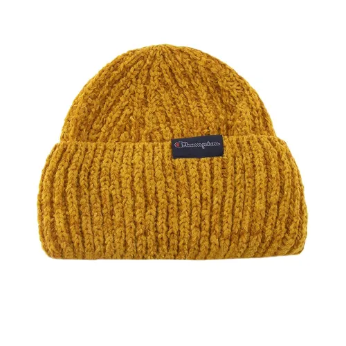 Шапка Champion цвет черный Label Fisherman Acrylic Beanie 805681-YS068 - Бежевые