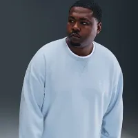 Nike Solo Swoosh чоловічі Fleece Crew блакитний
