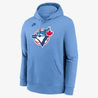 Toronto блакитний Jays Cooperstown Logo Club чоловічі Nike MLB Pullover Толстовка з капюшоном блакитний