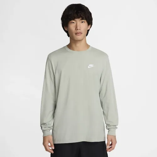 Nike Sportswear Club чоловічі Long-Sleeve футболка колір зелений