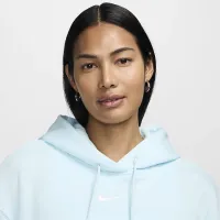 Nike Sportswear Phoenix Fleece жіноча оверсайз Pullover Толстовка з капюшоном блакитний