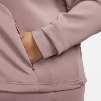 Nike Dri-FIT Prima женская 1/2-Zip тренировочные Top (большие размеры) цвет фиолетовый