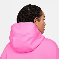 Nike Sportswear Phoenix Fleece женская Over-оверсайз Pullover Толстовка с капюшоном цвет красный