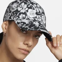 Nike Dri-FIT Club Unstructuколір червоний Cap колір чорний