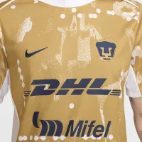 Pumas UNAM Academy Pro Men's Nike Dri-FIT Soccer Short-Sleeve Pre-Match Top Brown