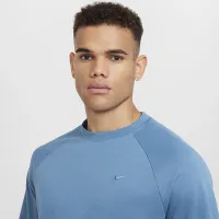 Nike Primary Fleece мужские Dri-FIT UV Performance Crew синий