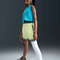Nike Pro Big детские (Girls') Mid-Rise Single-Leg лосины цвет белый