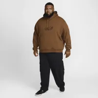 Nike SB Fleece Pullover Skate Толстовка з капюшоном колір коричневий