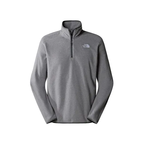 Кофта/футболка The North Face 100 Glacier 1/4 Zip Fleece 0A855WDYY1  - Серая