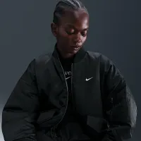 Nike Sportswear женская Therma-FIT Reversible Bomber Куртка цвет черный