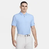Nike Dri-FIT Tour чоловічі Heatheколір червоний для гольфу Polo блакитний
