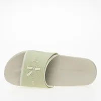 Шльопанці Calvin Klein Slide Monogram TPU YW0YW00585-0F4 - Зелені