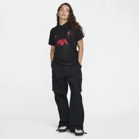 Liverpool FC Academy Pro Third жіноча Nike Dri-FIT Soccer Pre-Match Top колір чорний