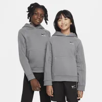 Nike Air Big детские Pullover Толстовка с капюшоном цвет серый