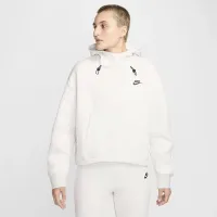 Nike Sportswear Tech Fleece женская оверсайз Толстовка с капюшоном цвет серый