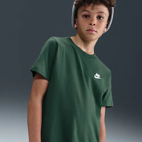 Nike Sportswear Big детские футболка цвет зеленый