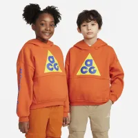 Nike ACG Icon Fleece Big детские Pullover Толстовка с капюшоном Orange