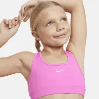 Nike Swoosh Big дитячі (Girls') Sports Bra Pink