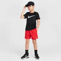 Nike Dri-FIT Little детские Icon Woven шорты цвет красный
