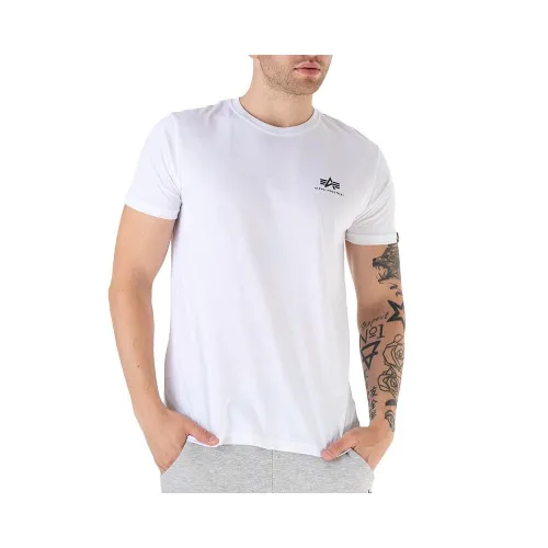Футболка Alpha Industries Basic T Small Logo 18850509 - Белая