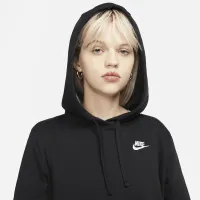 Nike Sportswear Club Fleece женская Pullover Толстовка с капюшоном цвет черный