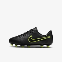 Nike Jr. Tiempo Legend 10 Club Little/Big детские Multi-Ground Low-Top футбольные бутсы цвет черный