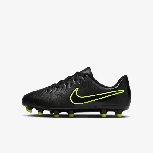 Nike Jr. Tiempo Legend 10 Club Little/Big детские Multi-Ground Low-Top футбольные бутсы цвет черный