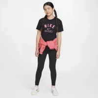Nike Big детские волейбольные футболка цвет черный