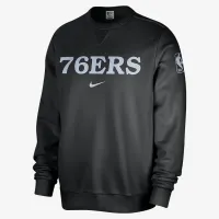 Philadelphia 76ers Standard Issue чоловічі Nike Dri-FIT NBA Crew-Neck світшот колір чорний