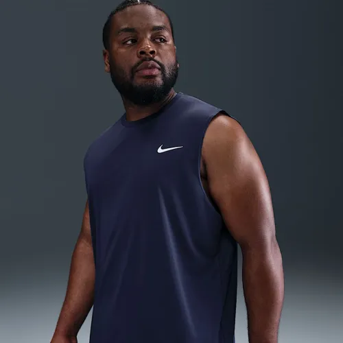 Nike Dri-FIT мужские Sleeveless Swim Hydroguard (Extended Size) синий