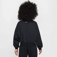 Nike Sportswear Club Big дитячі (Girls') French Terry Crew-Neck світшот колір чорний