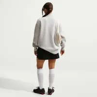 Nike Sportswear Phoenix Fleece женская оверсайз 1/4-Zip Long свитшот цвет серый