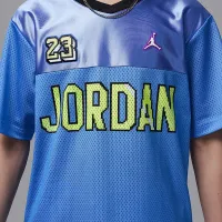 Nike Jordan Customized Air Big детские Soccer Jersey синий
