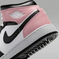 Nike Air Jordan 1 Mid Big детские Кроссовки цвет белый