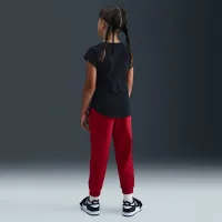 Nike Club Little дитячі Chenille Joggers колір червоний